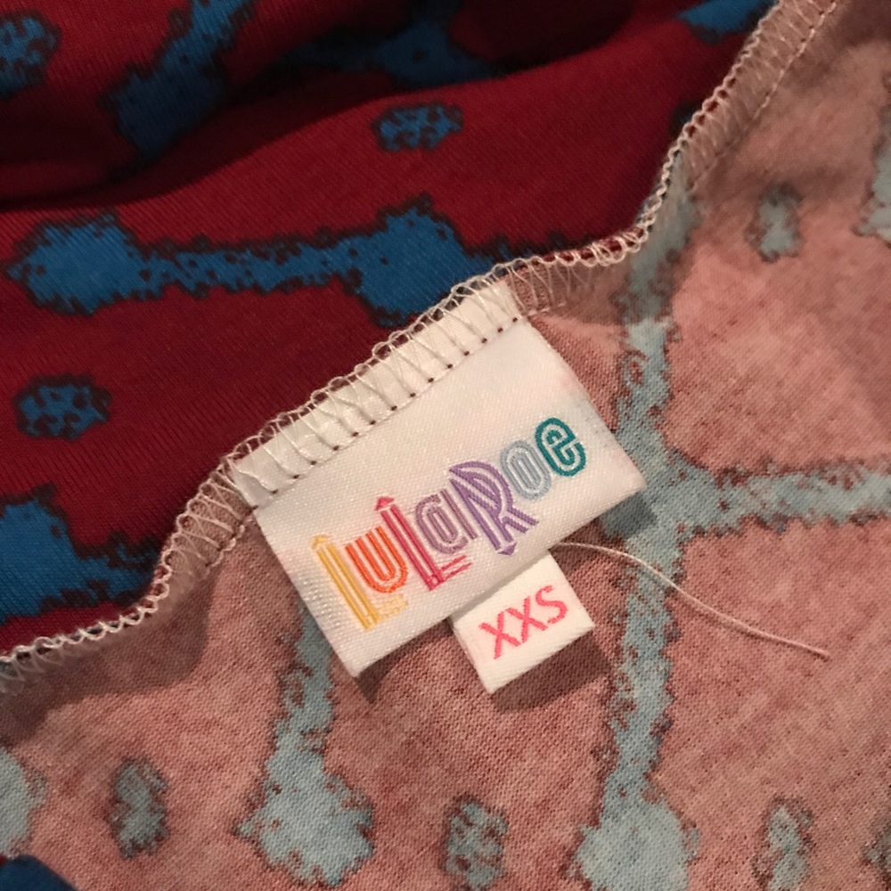 LuLaRoe MAXI - XXS wine/blue - Picture 2 of 5